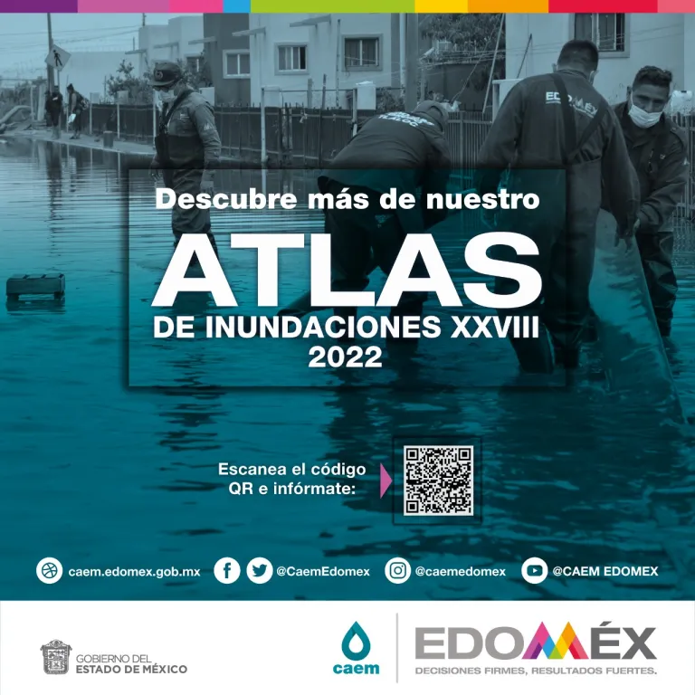 Presentan Atlas de Inundaciones Edoméx 2022