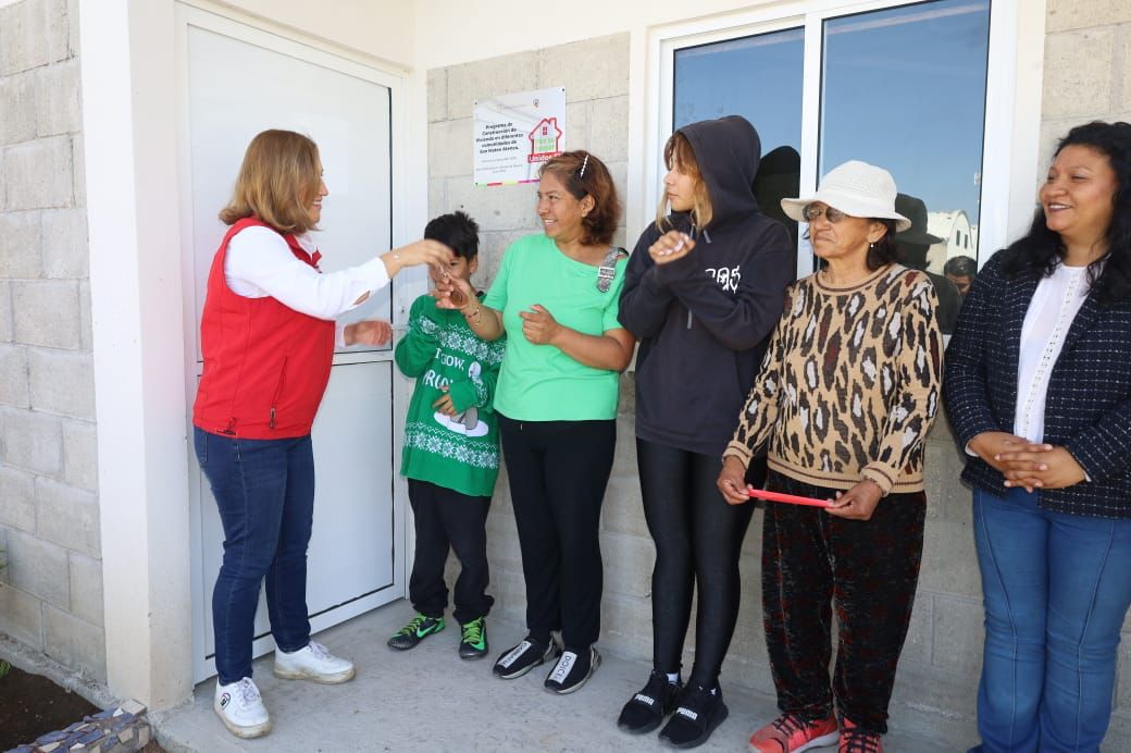 Avanza programa de construcción de vivienda en apoyo a familias de San Mateo Atenco