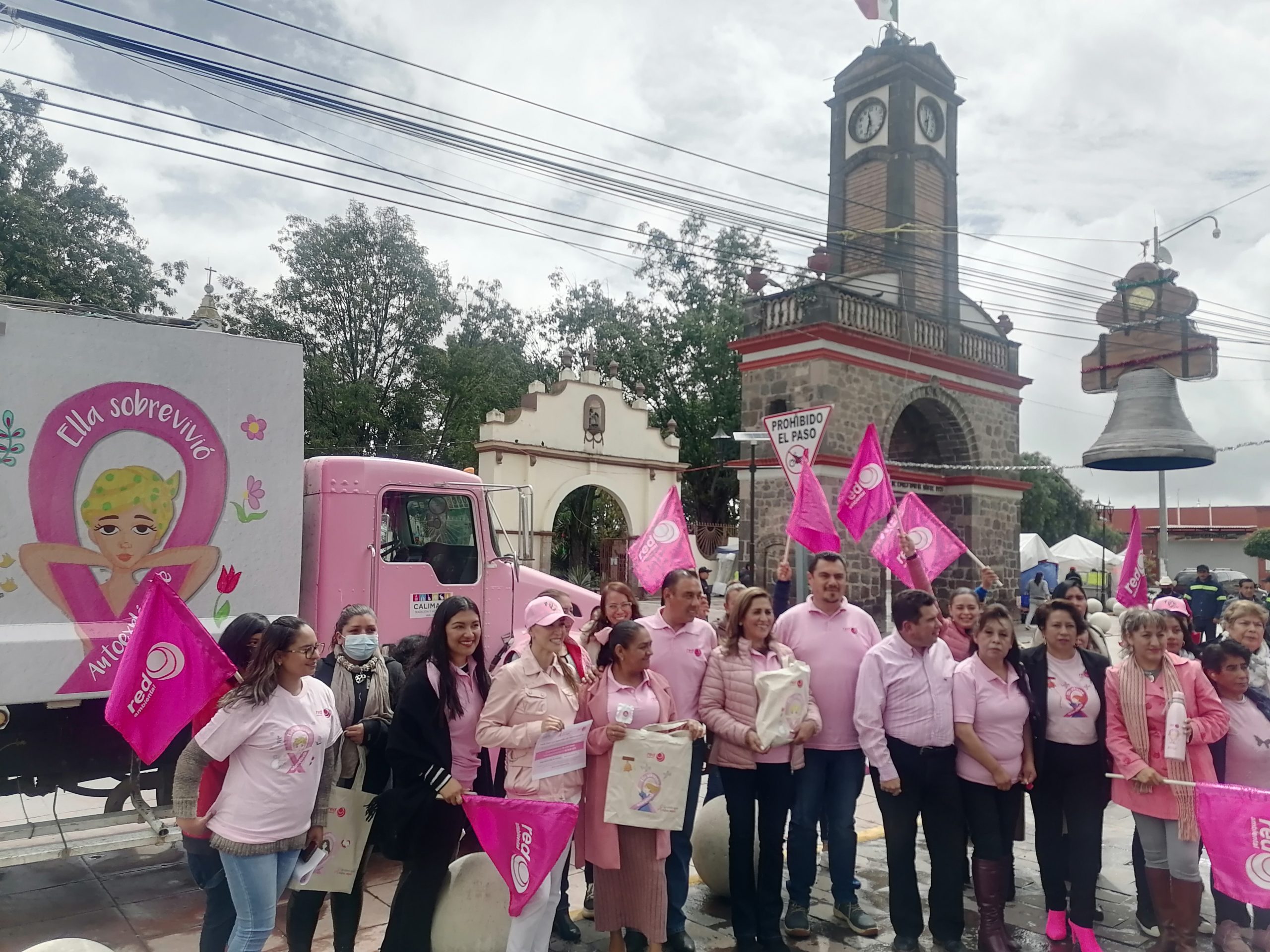 En Calimaya se sensibiliza a la población sobre el cáncer de mama