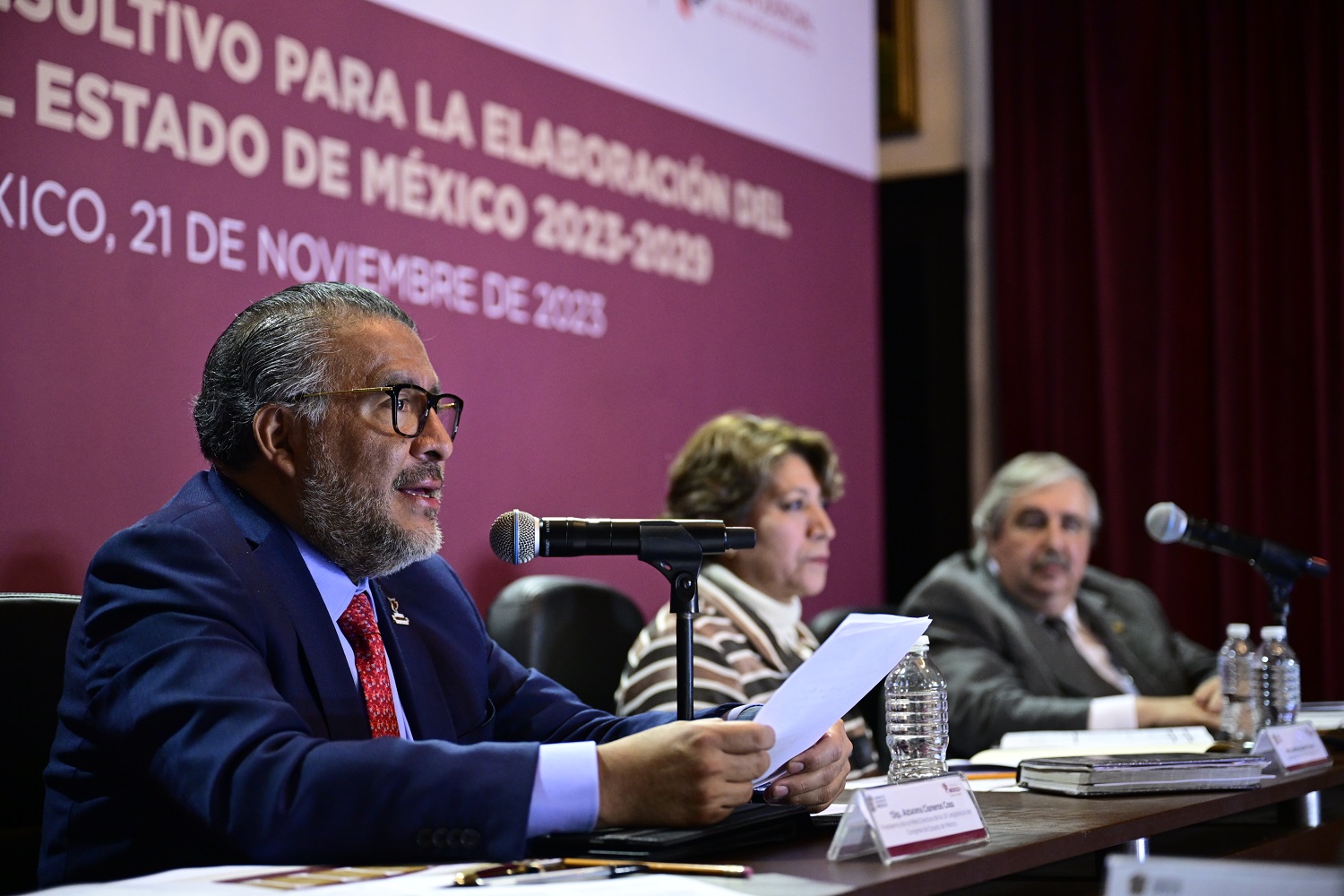 Delfina Gómez instala el Consejo Consultivo para la elaboración del Plan de Desarrollo del Estado de México