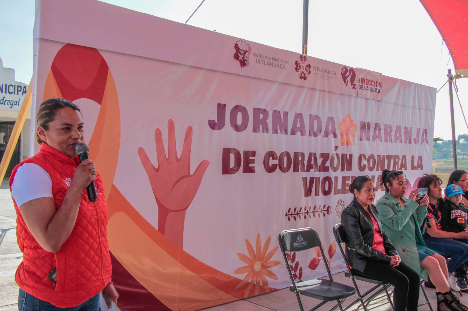 Jornada Naranja: Un compromiso de corazón contra la violencia de género en Ixtlahuaca