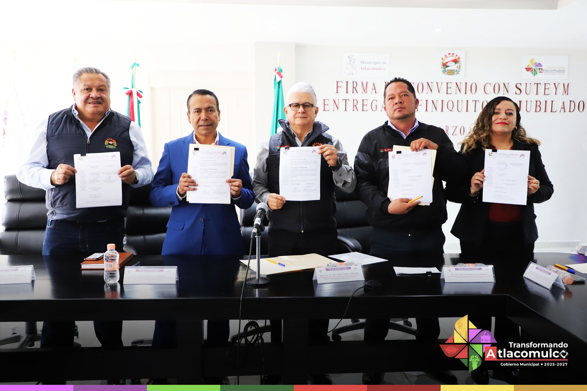Firma de Convenio entre Atlacomulco y SUTEYM