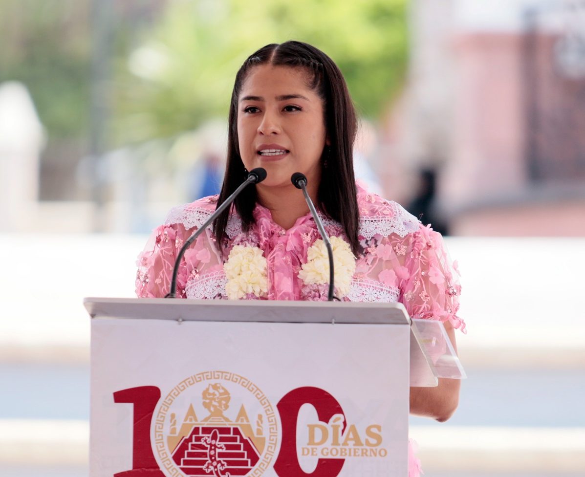 Berenice Carrillo presenta informe tras 100 días como alcaldesa de Temoaya