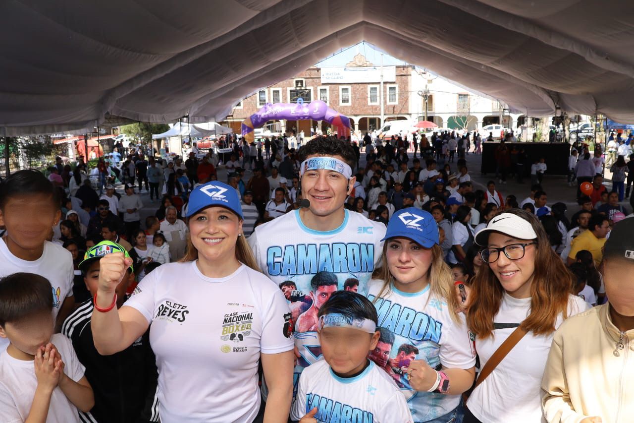 Clase Nacional de Boxeo en San Mateo Atenco con más de 2 mil asistentes