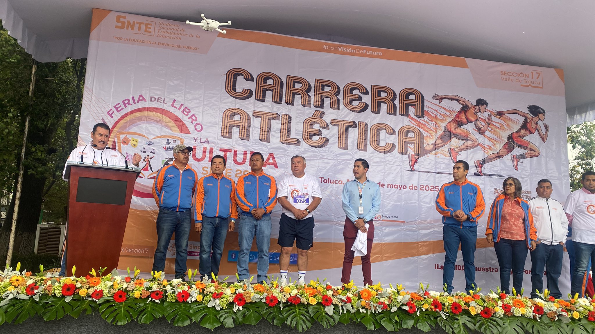 Así se vivió la Carrera Atlética de la Feria del Libro de la Sección 17 en Toluca