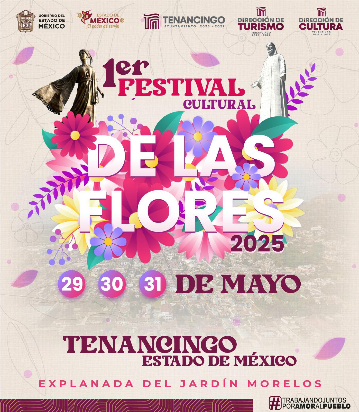 Tenancingo se Prepara para el Primer Festival Cultural de las Flores