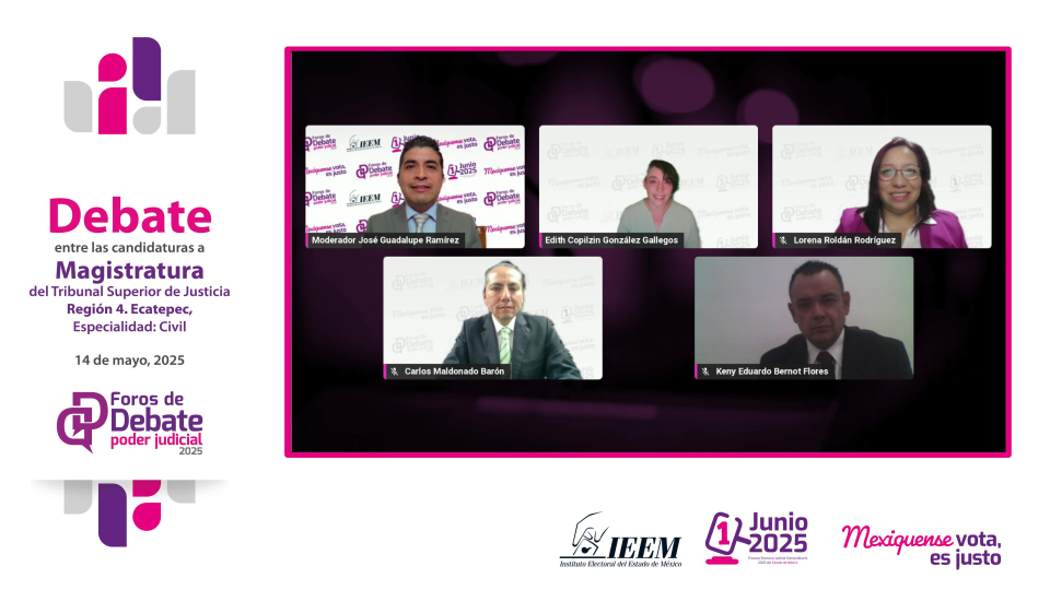 Foros de Debate IEEM 2025; ejemplo de transparencia electoral