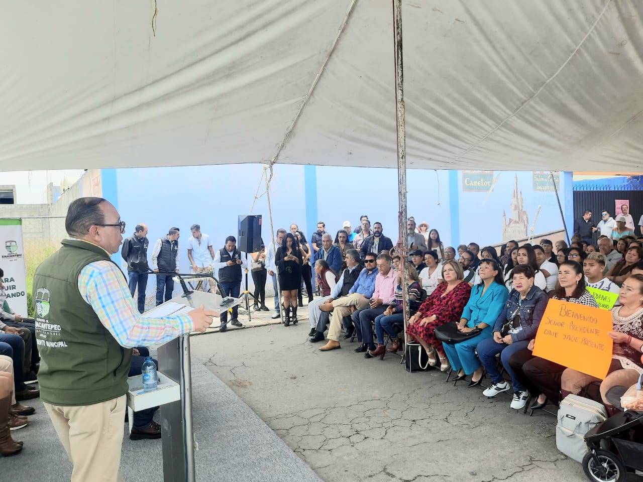 Manuel Vilchis da banderazo a proyectos de infraestructura en La Joya