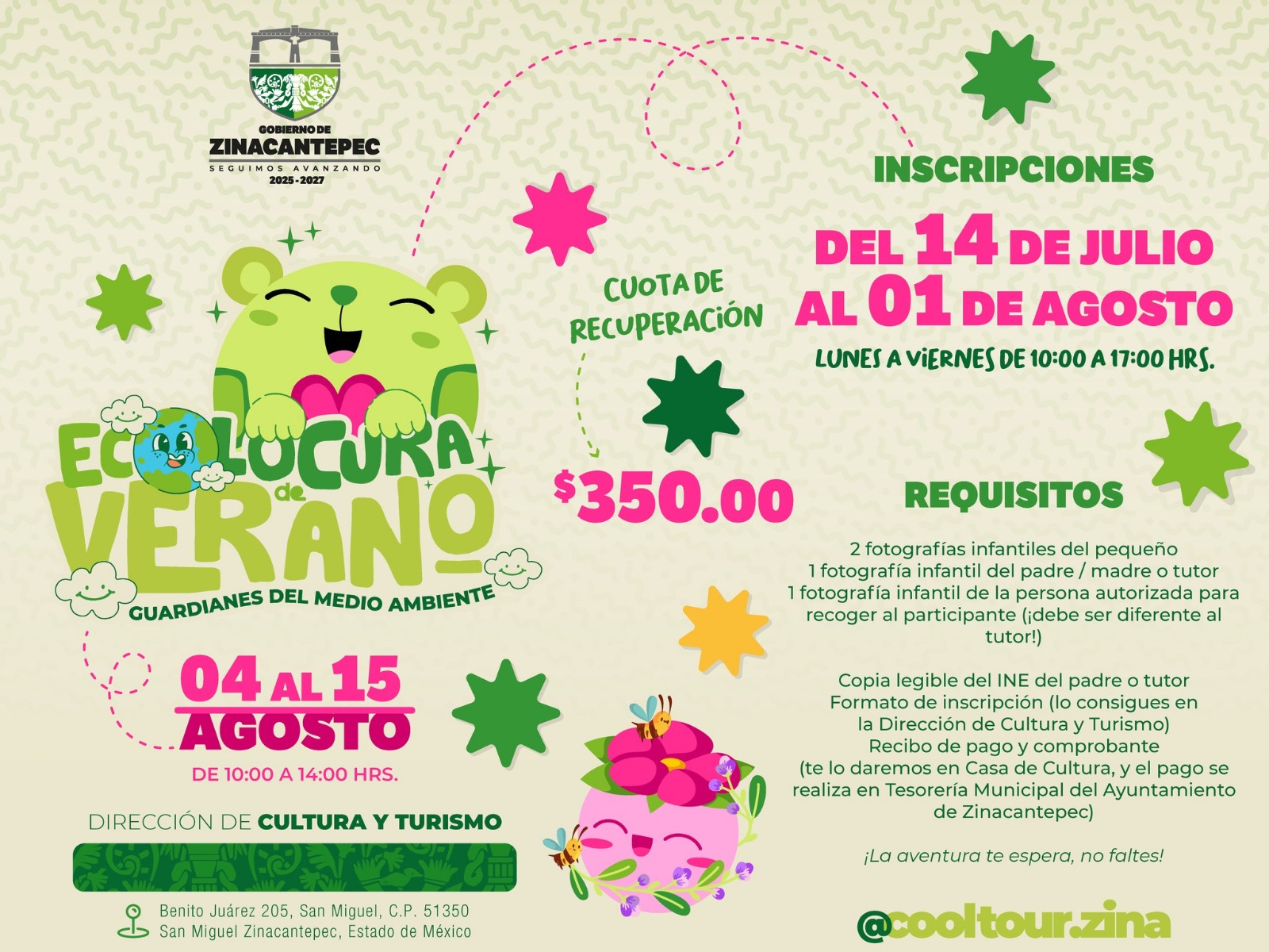 Zinacantepec lanza curso de verano con enfoque ecológico