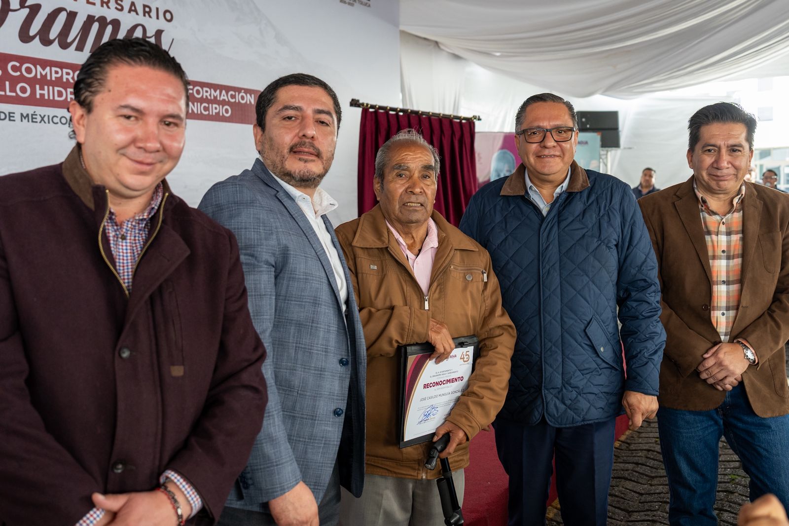 Celebra Toluca 45 años del Organismo Agua y Saneamiento
