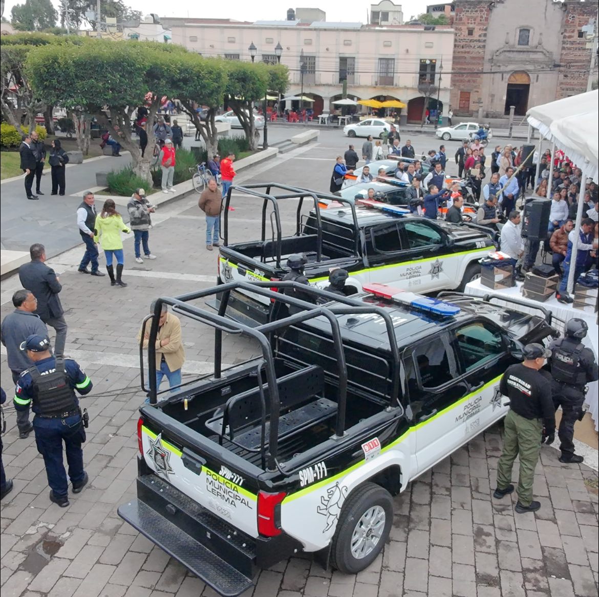 Entrega de equipamiento de seguridad en Lerma