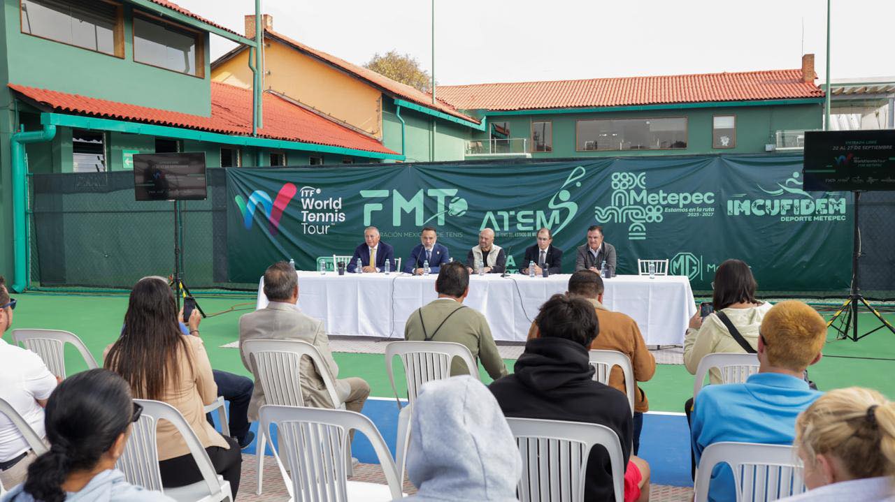 Fernando Flores Inaugura el World Tennis Tour en Metepec