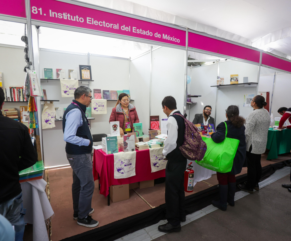 IEEM promueve la cultura democrática en la FILEM 2025