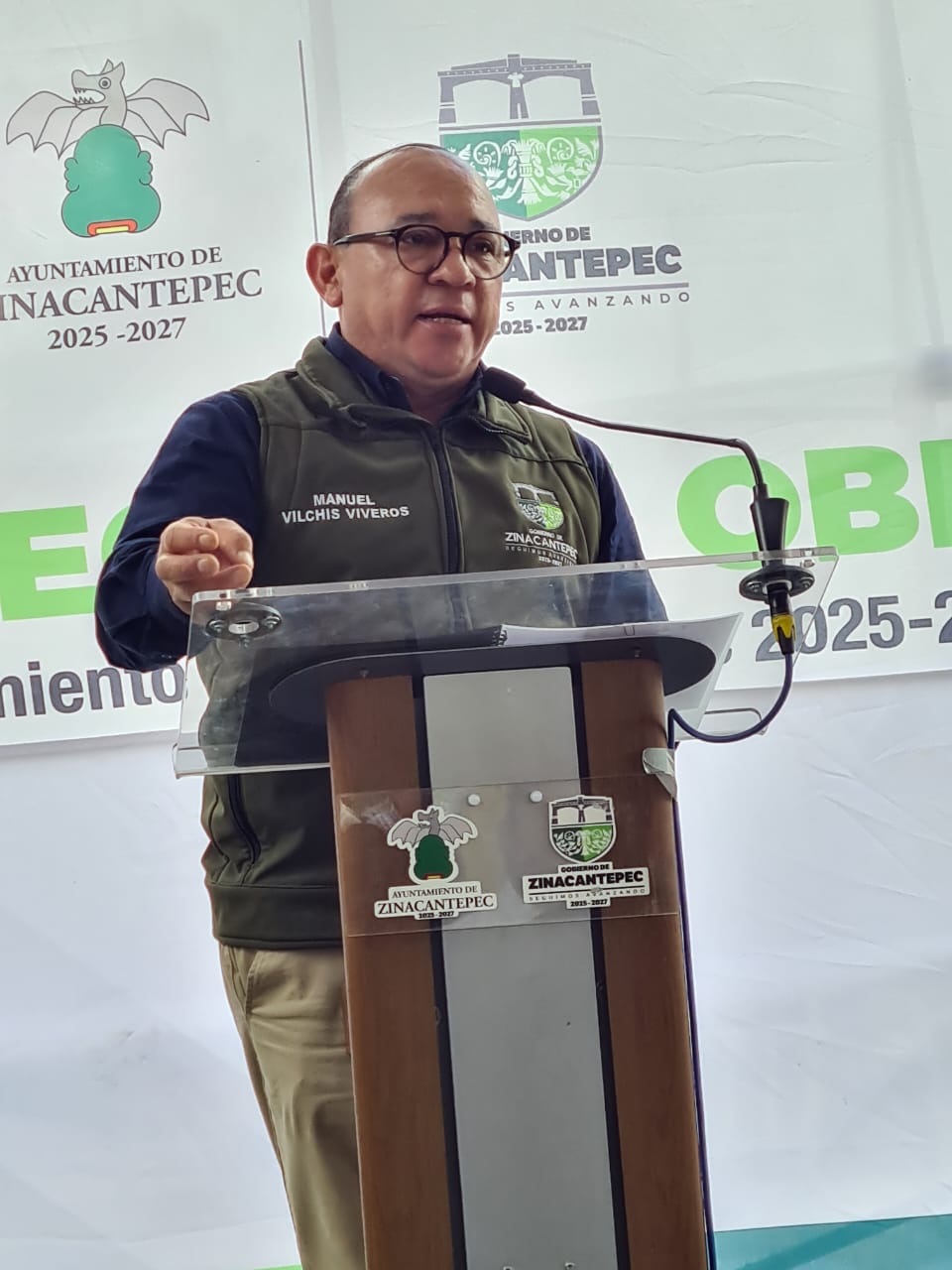 Zinacantepec refuerza infraestructura vial en San Antonio Acahualco