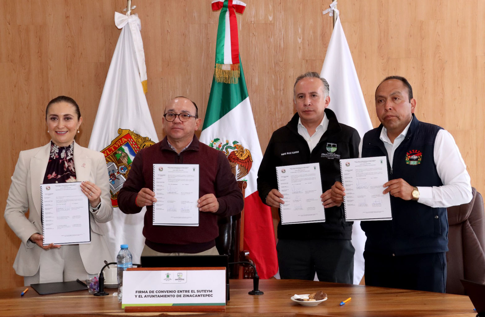 Firman SUTEYM y Zinacantepec Convenio 2025