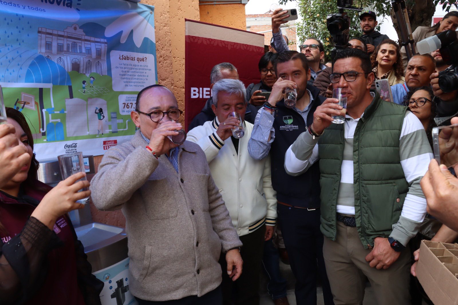 Zinacantepec inaugura sistema de captación y purificación pluvial