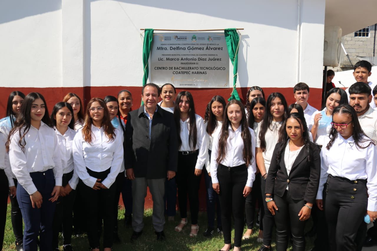 Inauguran Centro de Bachillerato Tecnológico de Coatepec Harinas