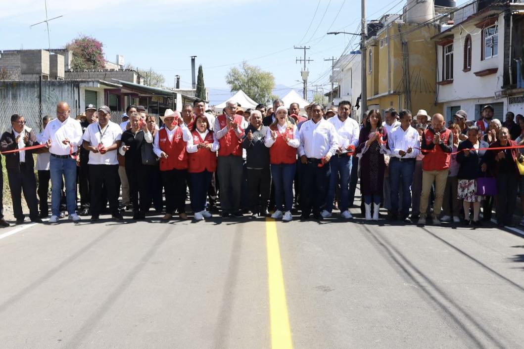 Rehabilitación de la calle Chihuahua en San Mateo Atenco
