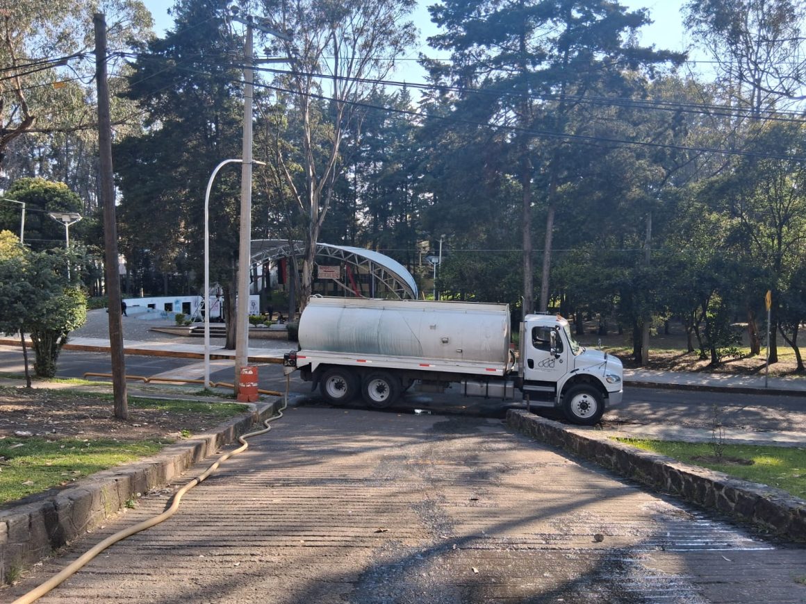 Toluca refuerza suministro alterno de agua en CU