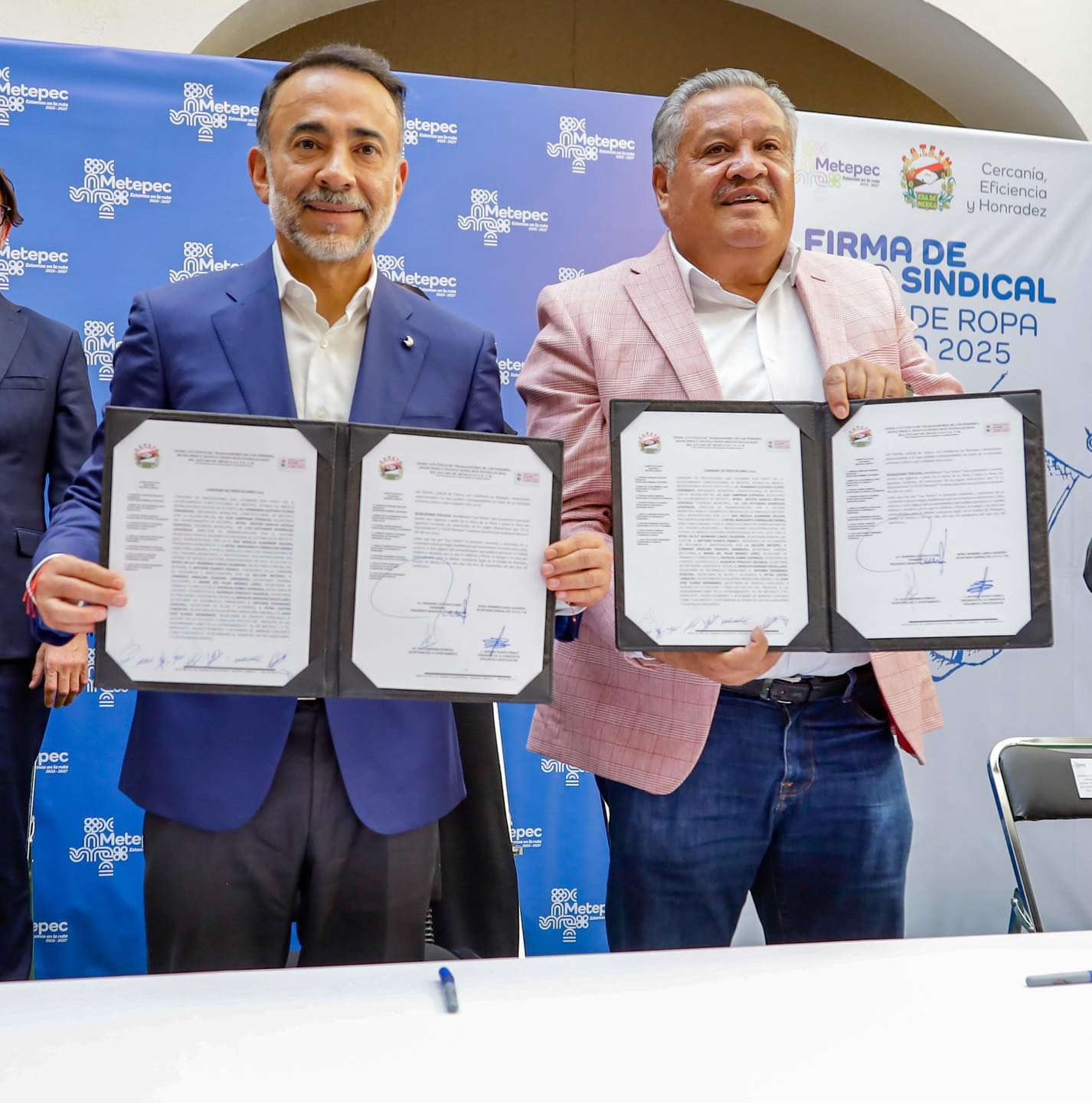 Firma Metepec Convenio de Sueldos 2025 con SUTEYM