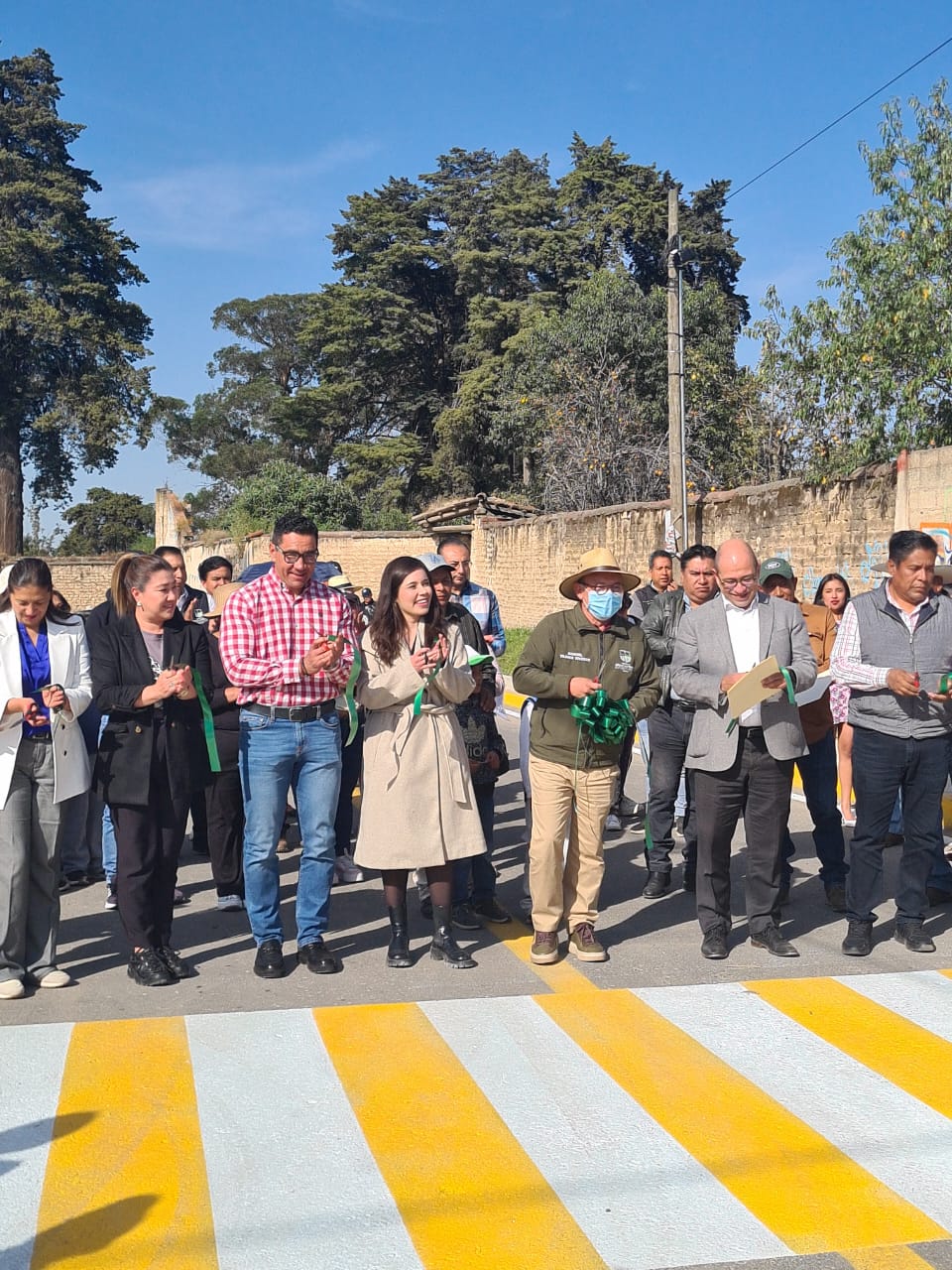 Avanza modernización vial en Zinacantepec