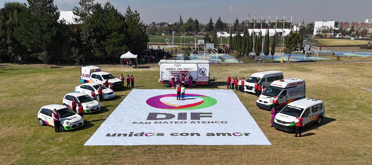 Nuevas Unidades Móviles del DIF San Mateo Atenco atienden a la población vulnerable
