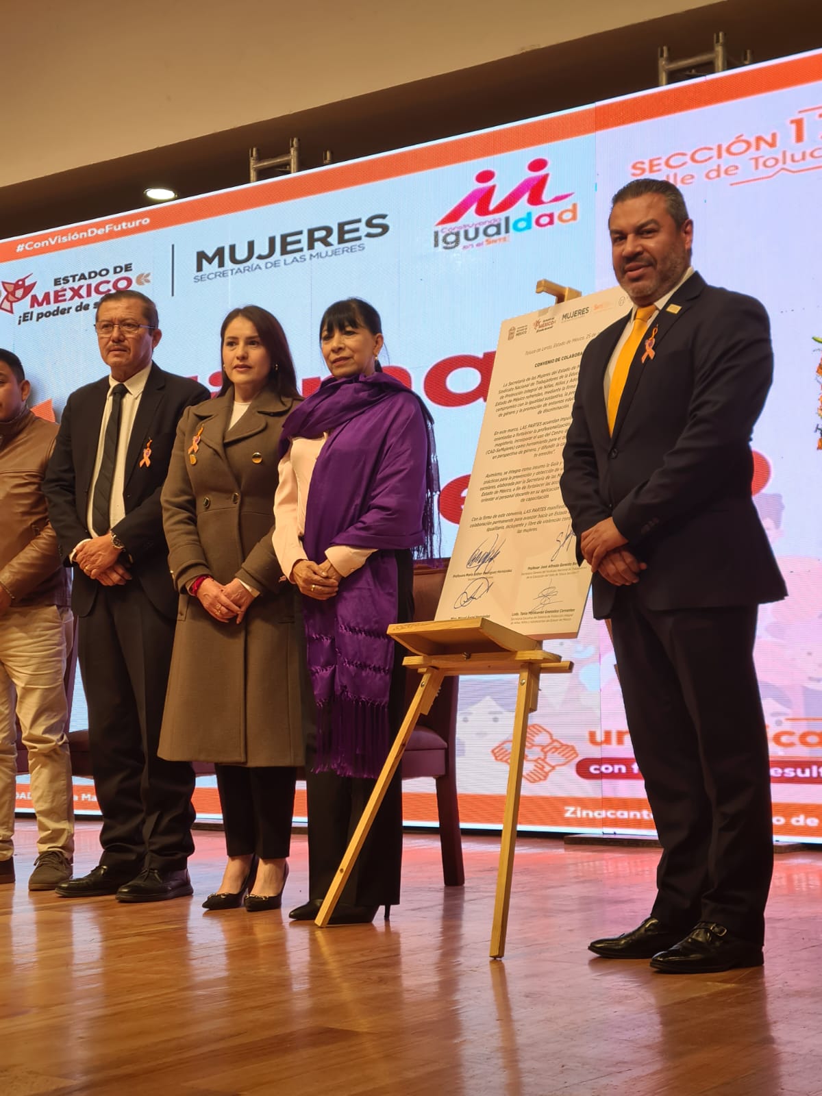 Sección 17 del SNTE impulsa acciones conmemorativas del 25N