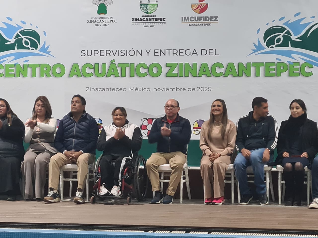 Reinauguran el Centro Acuático de Zinacantepec