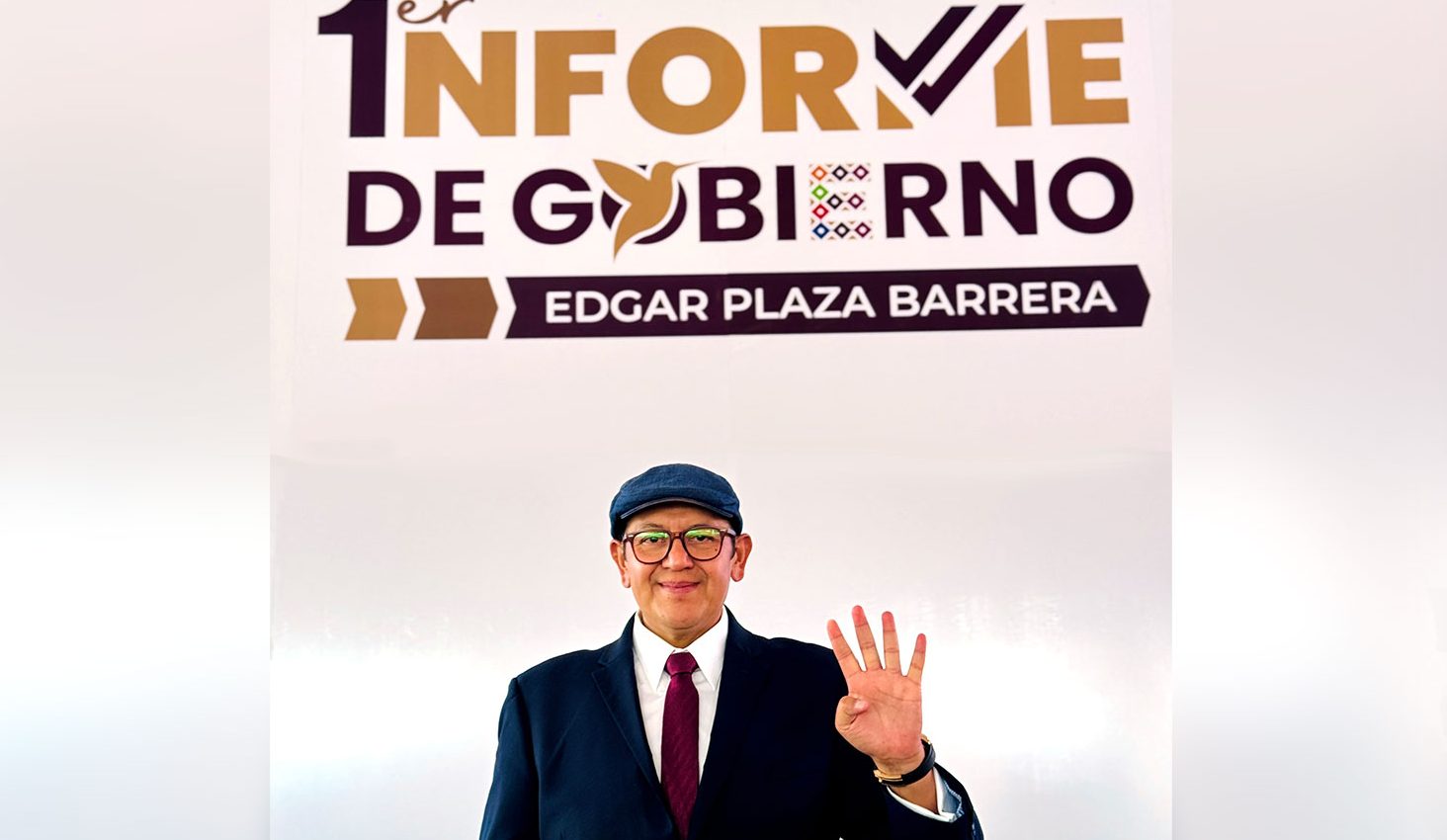 Edgar Plaza Barrera rinde su Primer Informe de Gobierno en Morelos, Estado de México