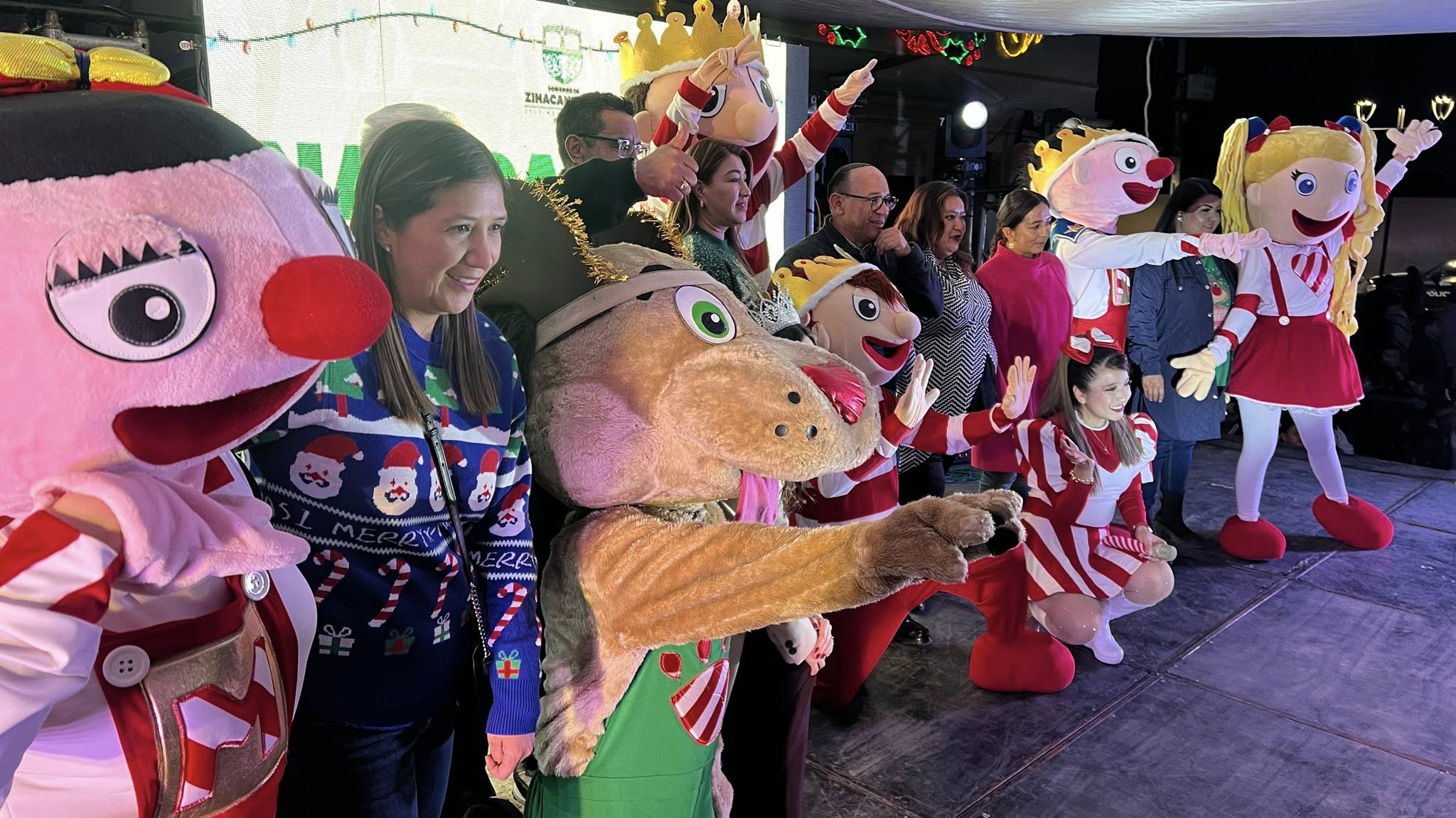 Encendido del Árbol Navideño en Zinacantepec