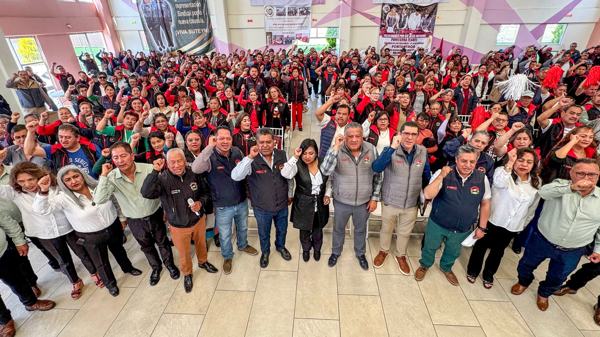 SUTEYM Texcoco presenta su informe anual de actividades