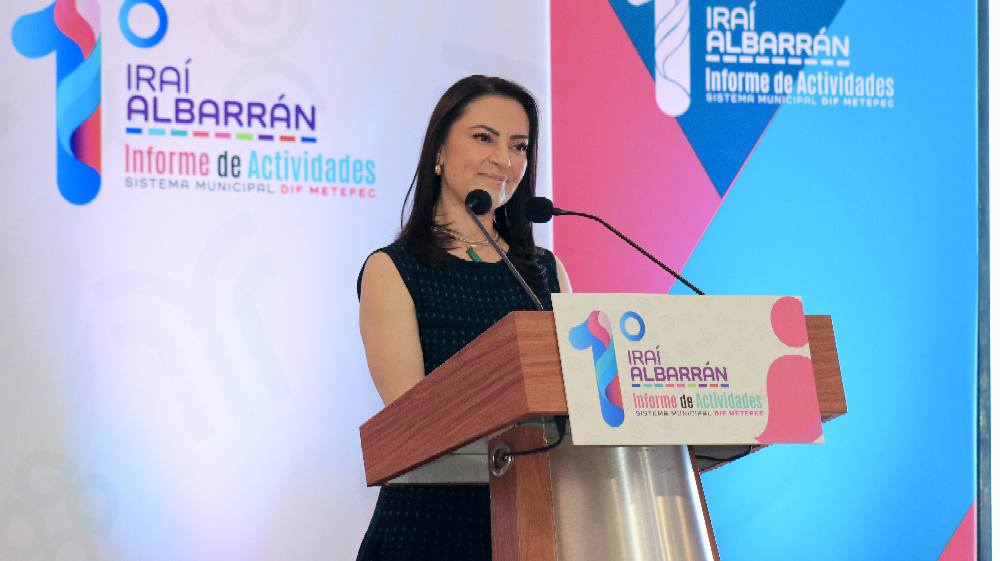 Iraí Albarrán presenta su Primer Informe de Actividades al frente del DIF Metepec