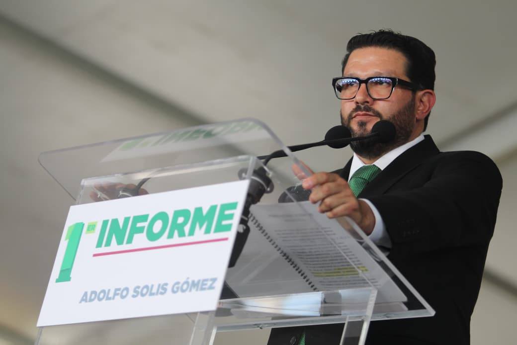 Adolfo Solís presenta su Primer Informe de Gobierno en Almoloya de Juárez