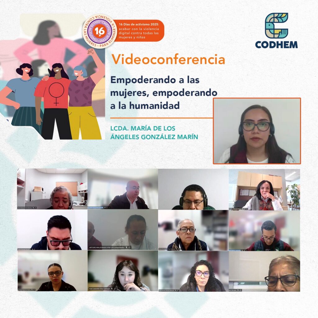 CODHEM impulsa reflexión sobre el empoderamiento de las mujeres