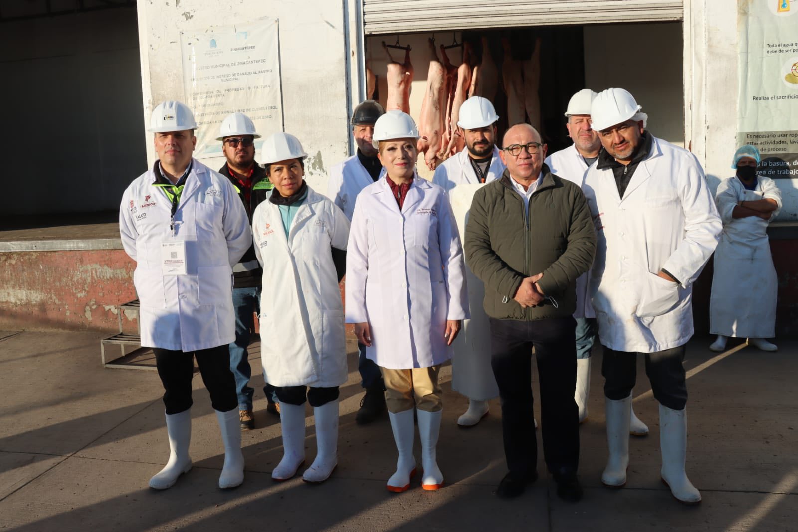 Supervisan rastro municipal de Zinacantepec