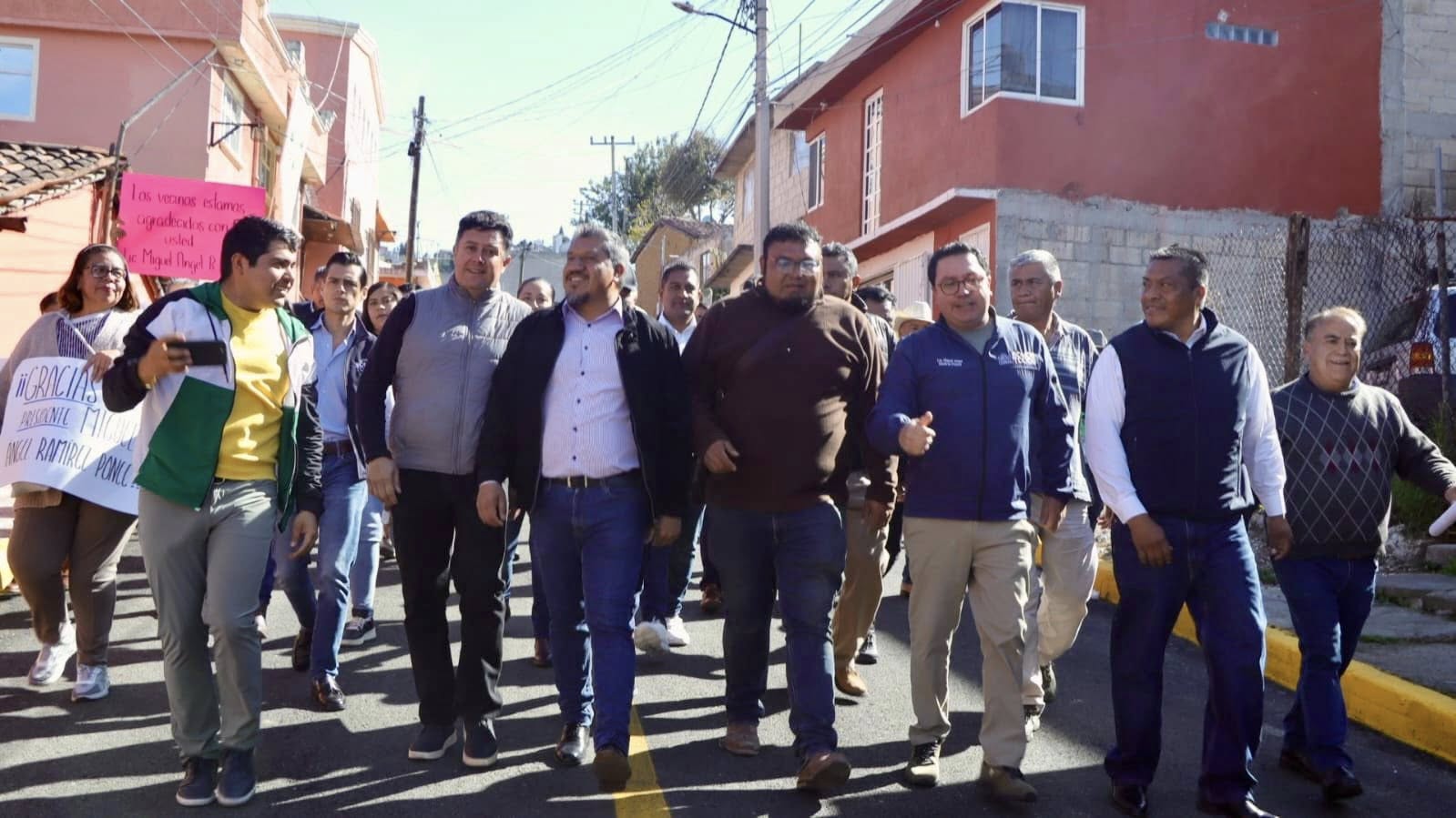 Entregan más de 1,400 metros de calles repavimentadas en Lerma