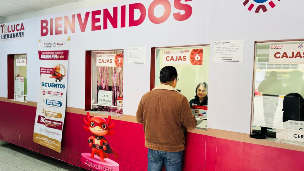 Toluca ofrece descuentos por pago anual de agua