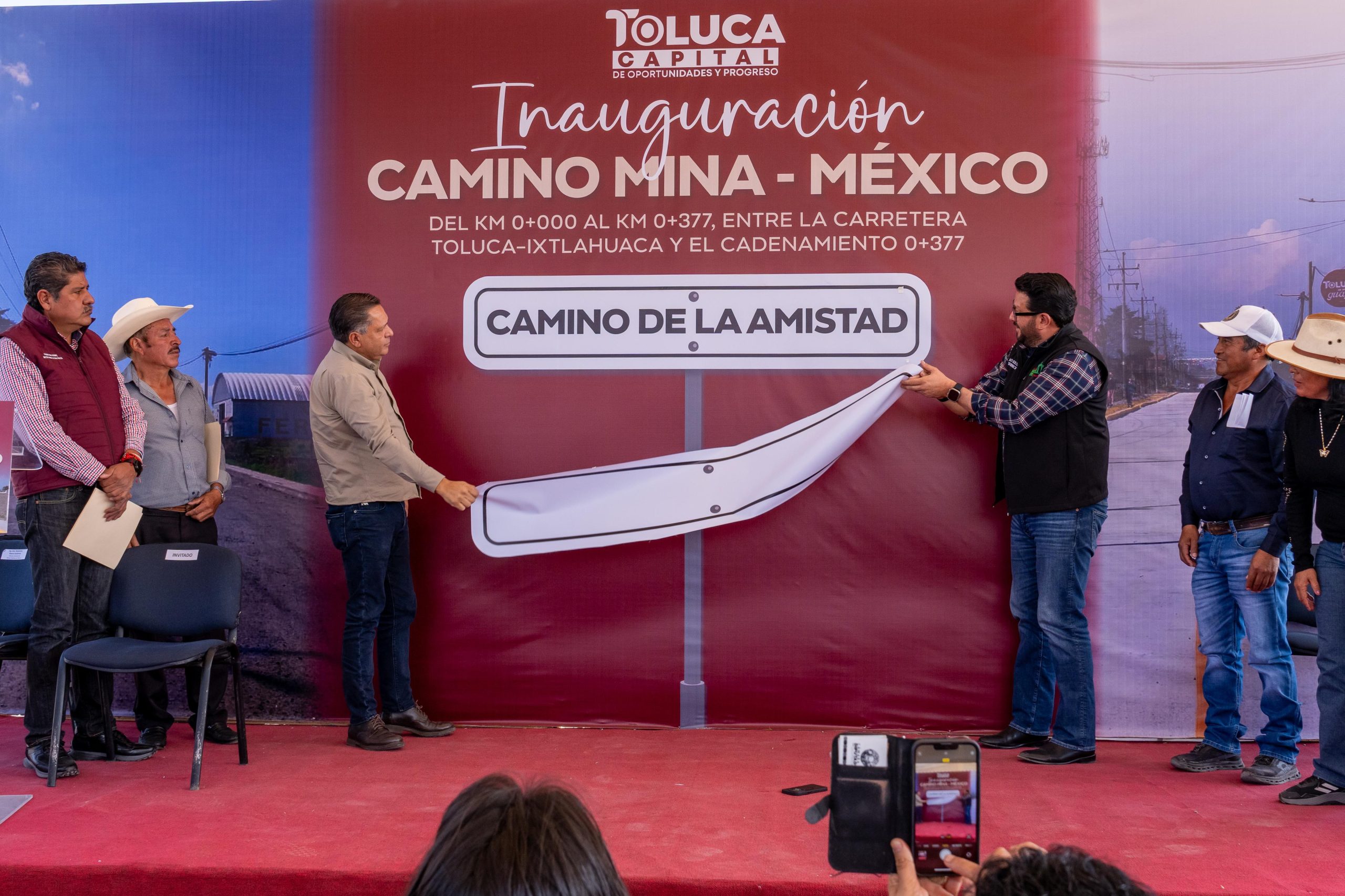 Camino de la Amistad entre Toluca y Almoloya de Juárez