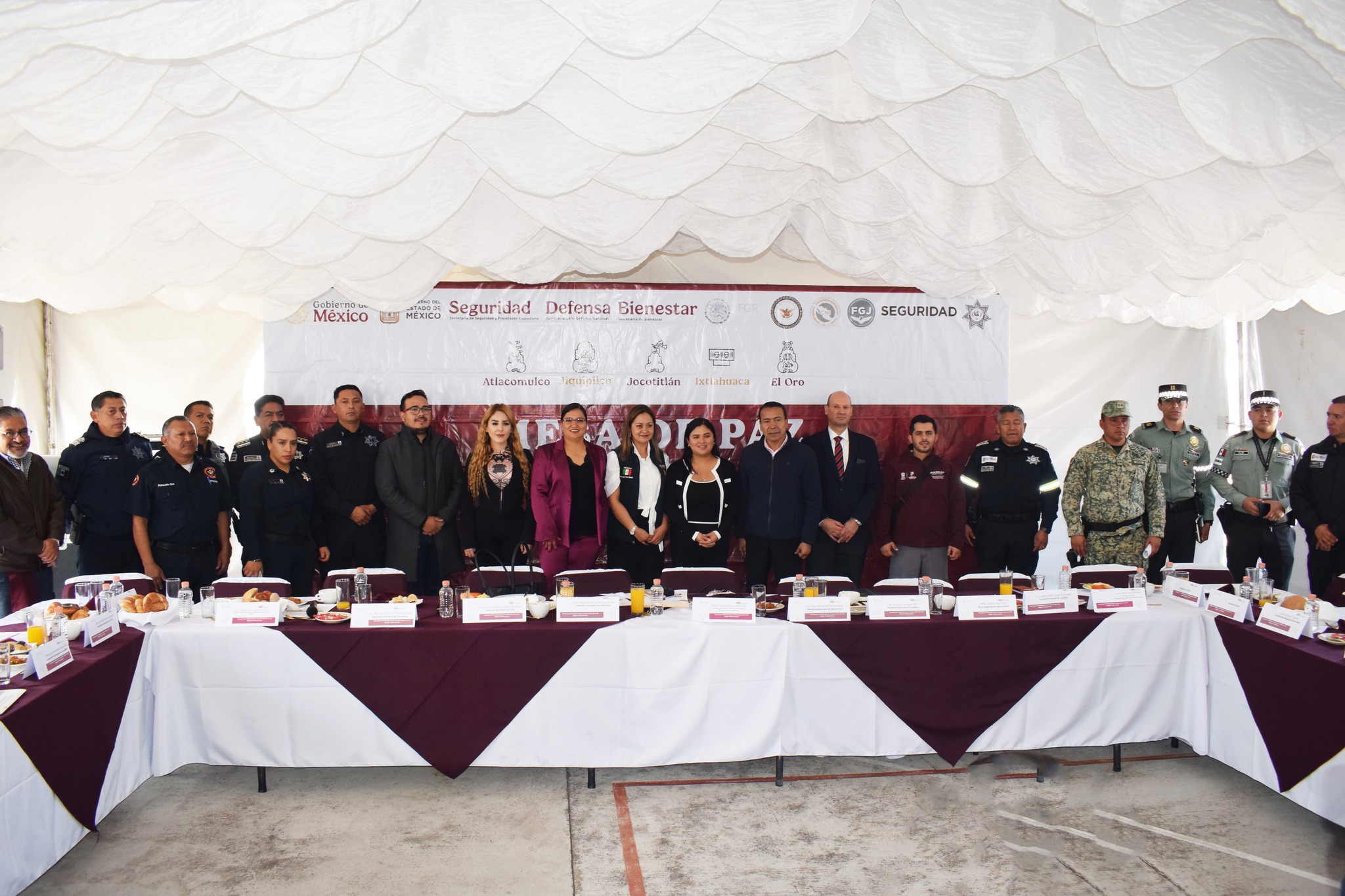 Atlacomulco, sede de la Mesa de la Paz regional