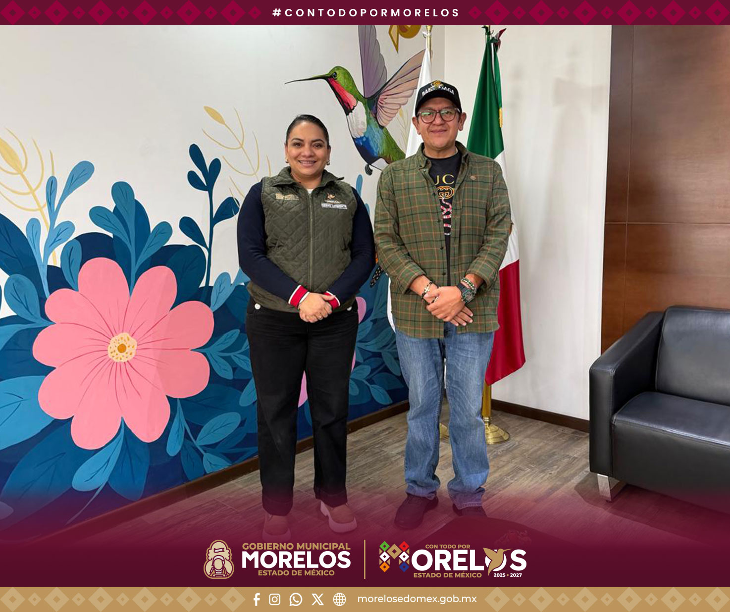 Municipio de Morelos concreta alianzas con Conagua y Medio Ambiente