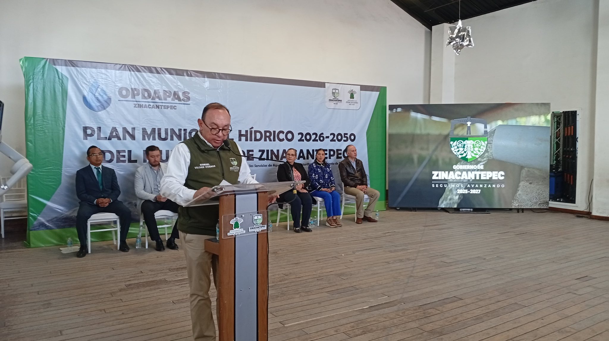 Zinacantepec presenta Plan Hídrico 2026–2050