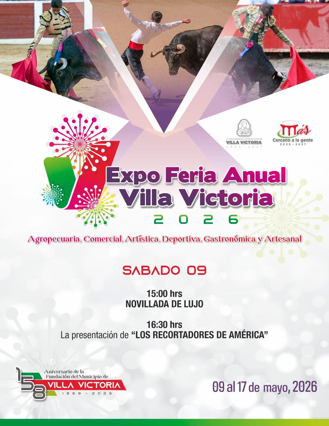 Todo listo para la Expo Feria Villa Victoria 2026
