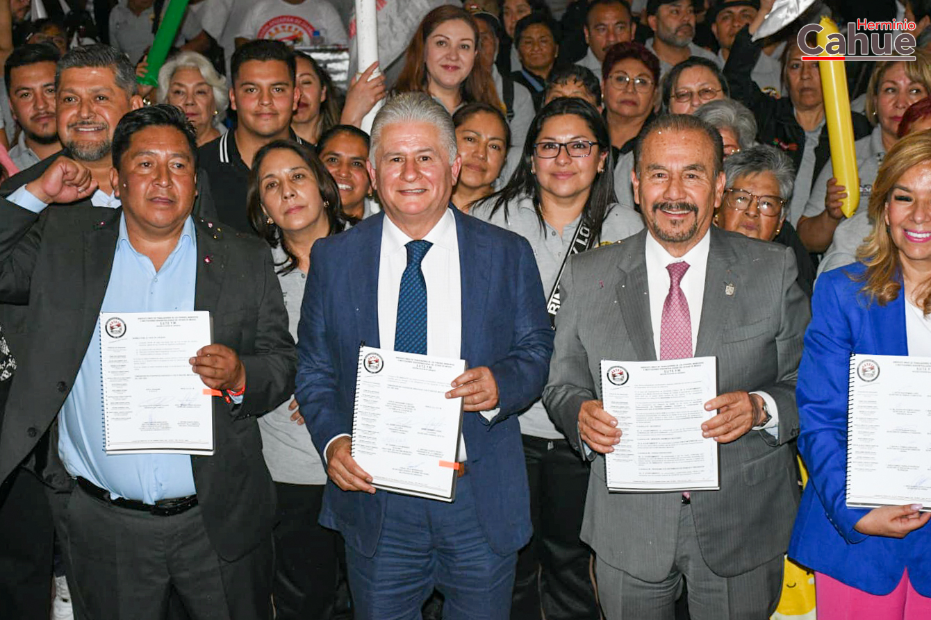 SUTEYM y Atizapán firman aumento salarial del 8%