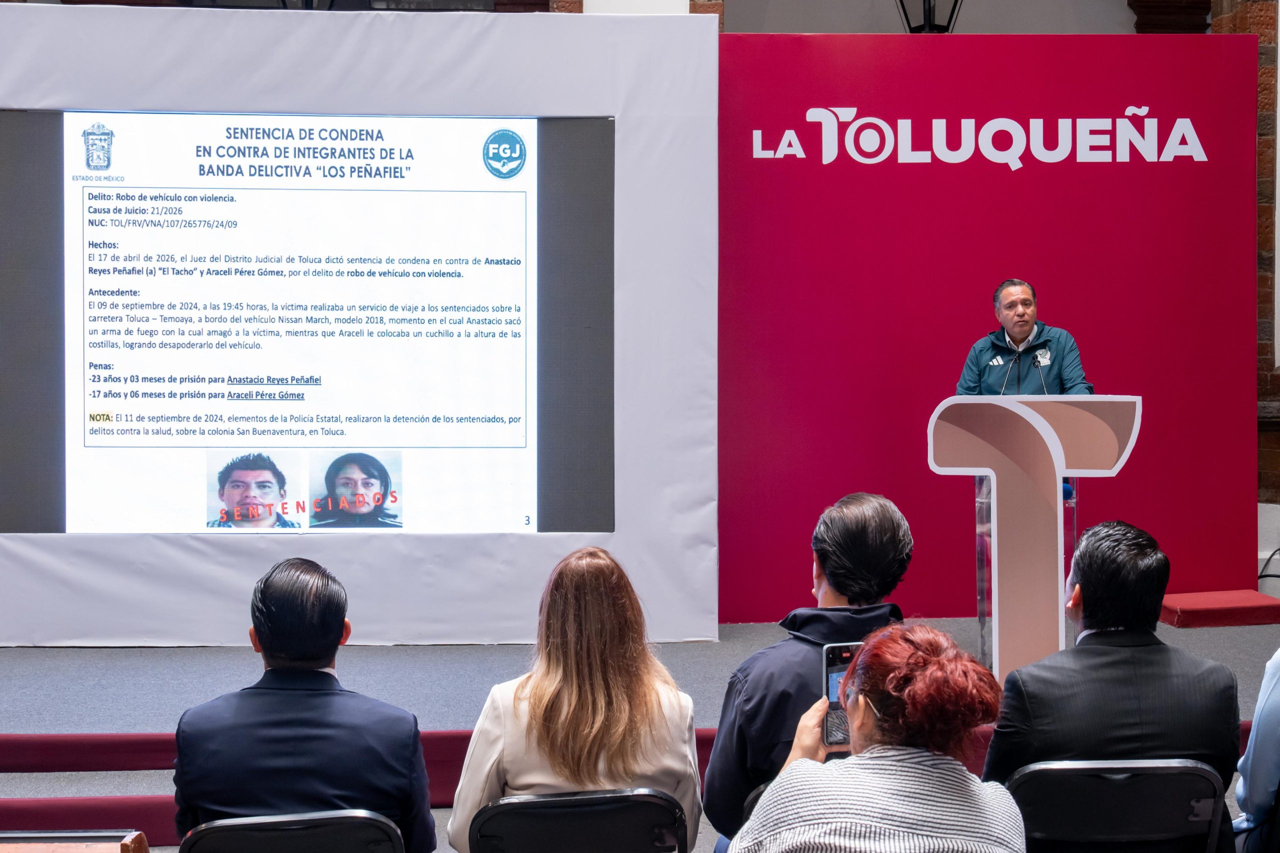 Toluca reporta reducción de 40.47% en delitos de alto impacto