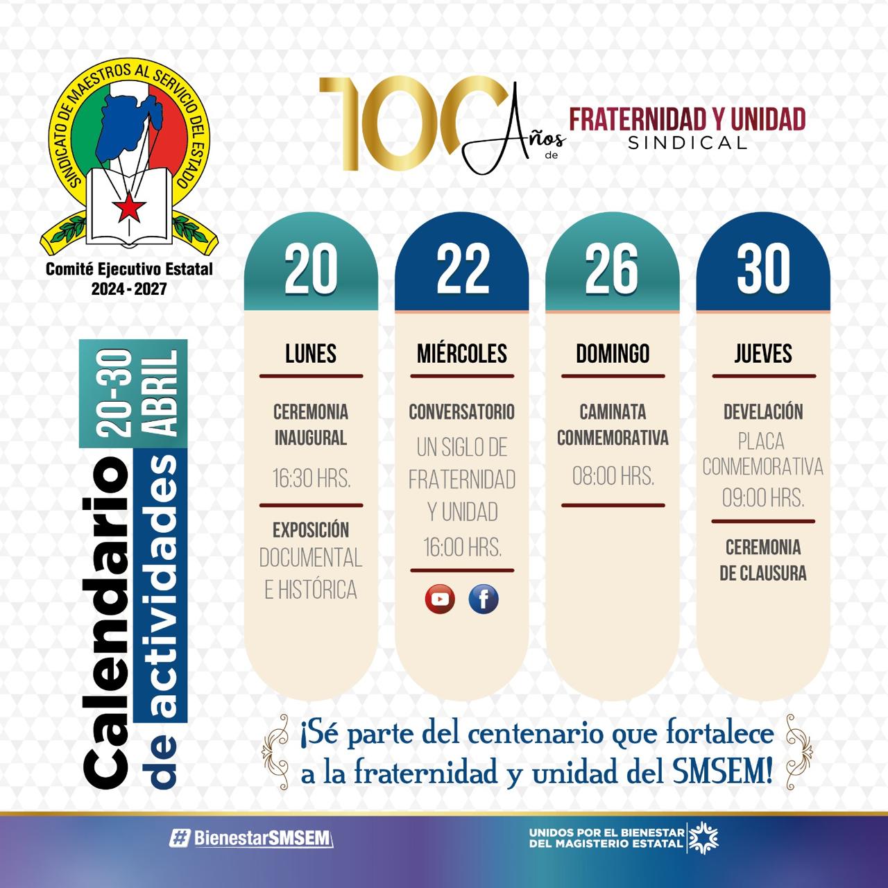 SMSEM prepara centenario del magisterio mexiquense