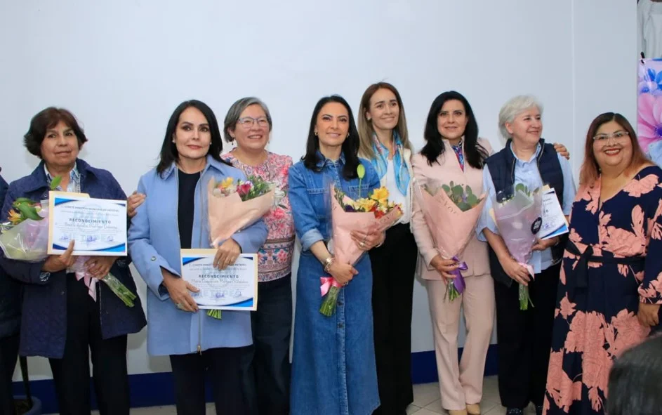Reconocen lideresas panistas gestión de Iraí Albarrán en DIF Metepec