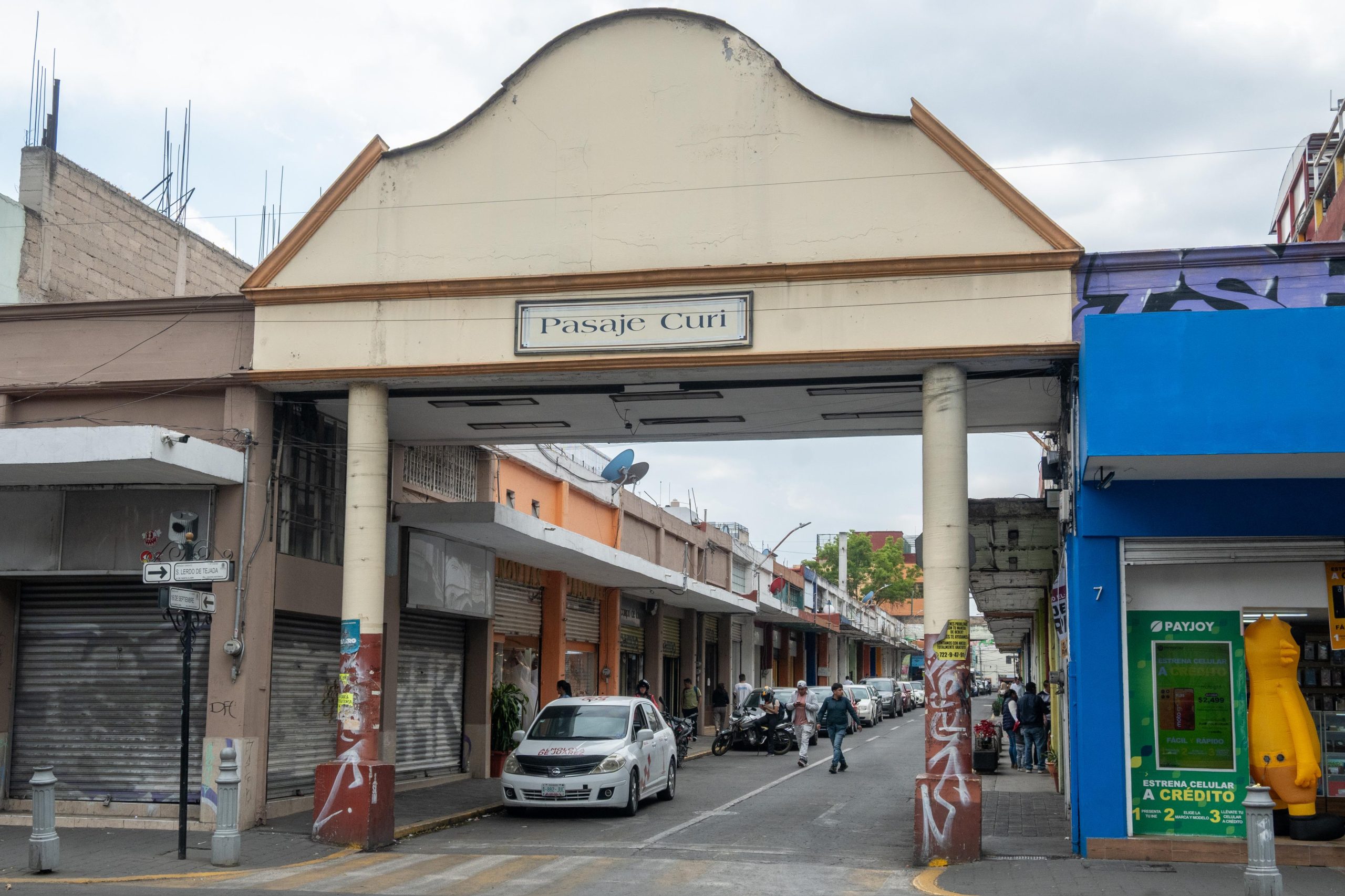 Remodelación del Pasaje Curi en Toluca