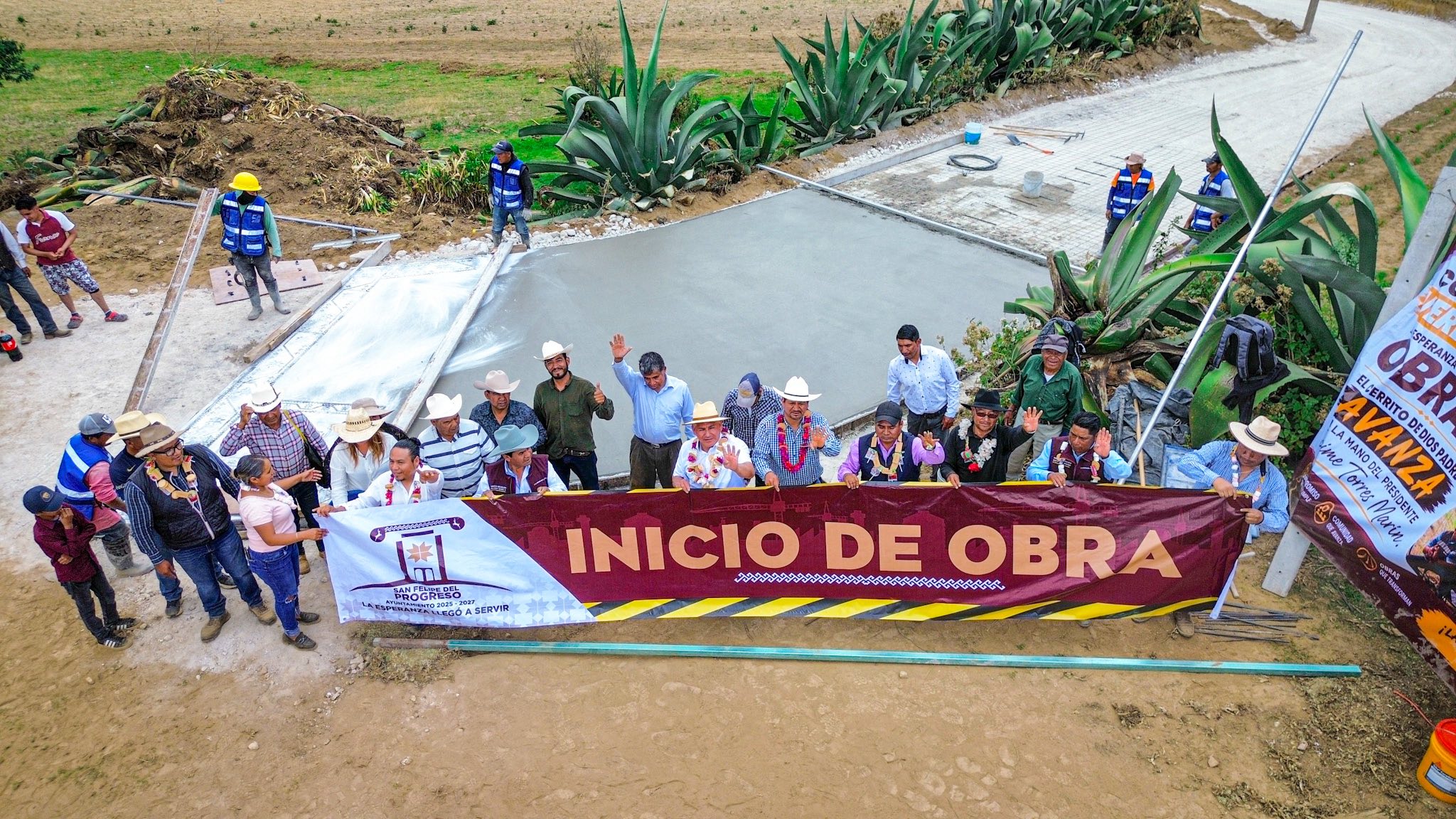 Alcalde de San Felipe del Progreso anuncia inicio de obras en distintas comunidades