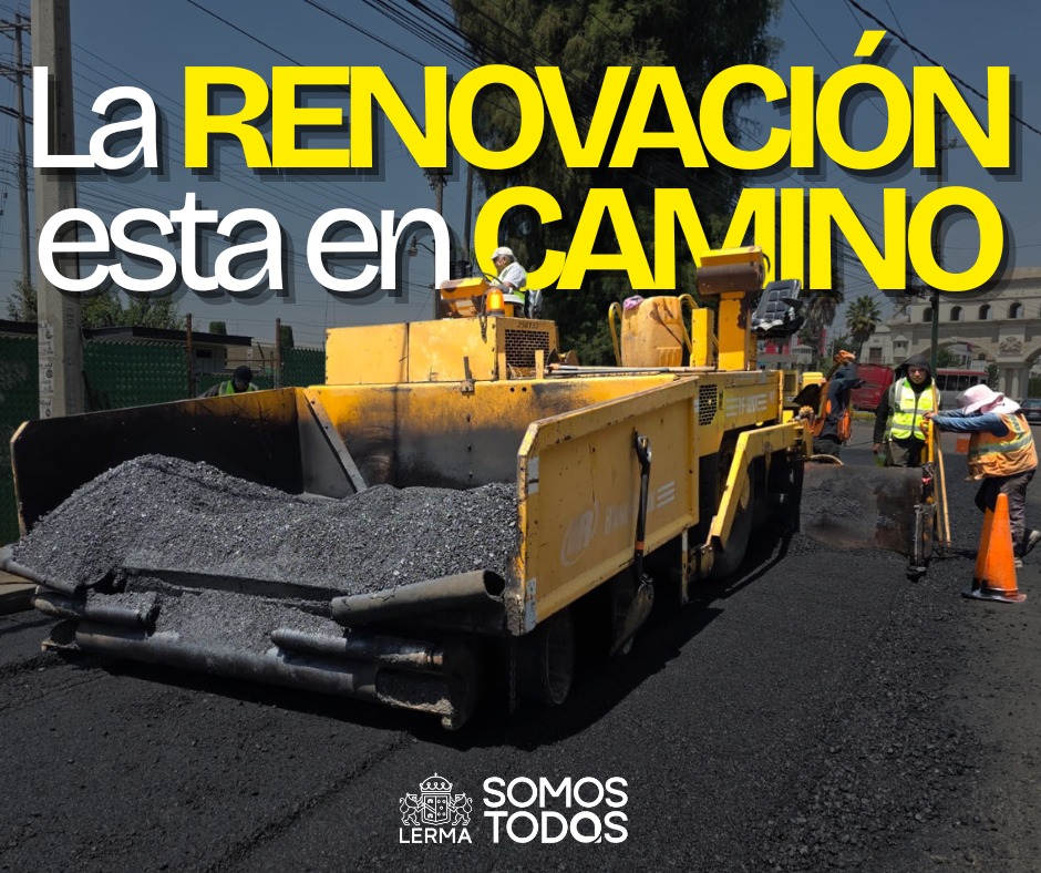 Rehabilitan tramo La Selva–Libramiento en Lerma