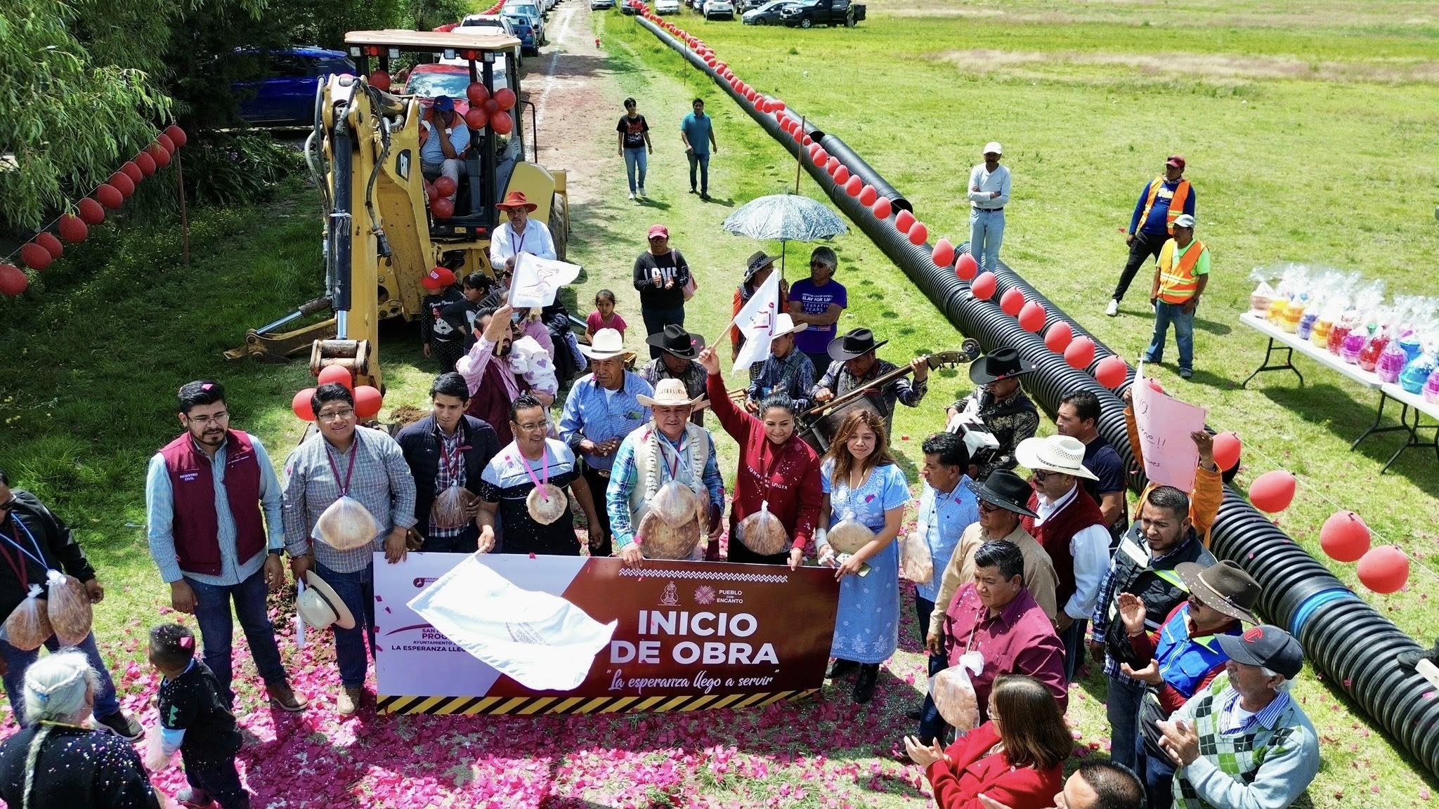 Continúan las obras en San Felipe del Progreso